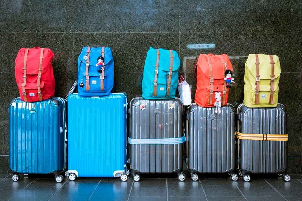 Organizar Viagem exagero na bagagem