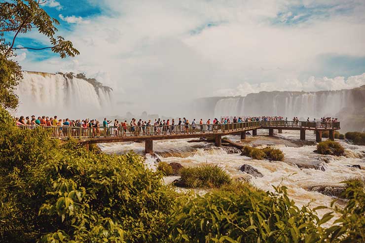 Como é a visitação nas Cataratas do Iguaçu?